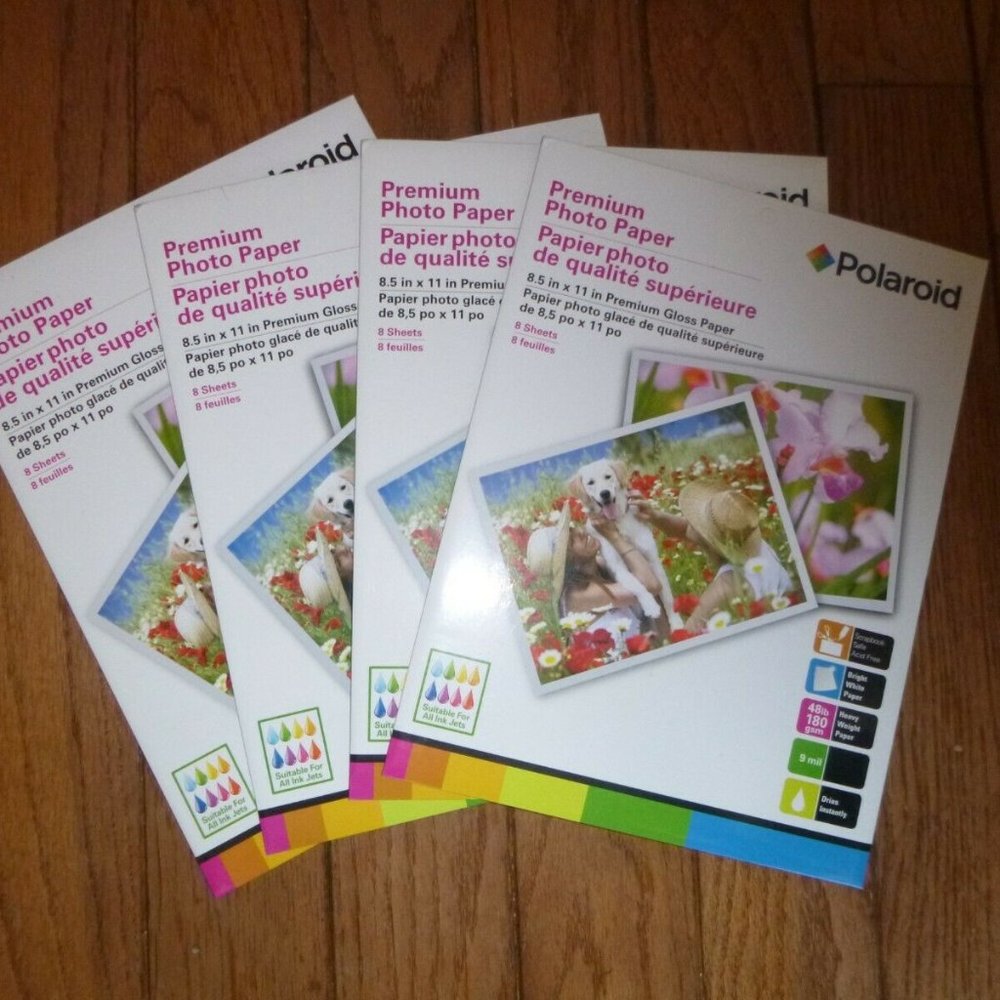 4 Packages Premium Photo Paper Sealed 32 Sheets